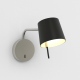 Miura na giętym ramieniu kinkiet matowy nikiel IP20 Astro Lighting