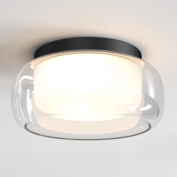 Aquina plafon 360 plafon matowy czarny IP44