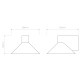 Conic kinkiet polerowany chrom IP44 Astro Lighting