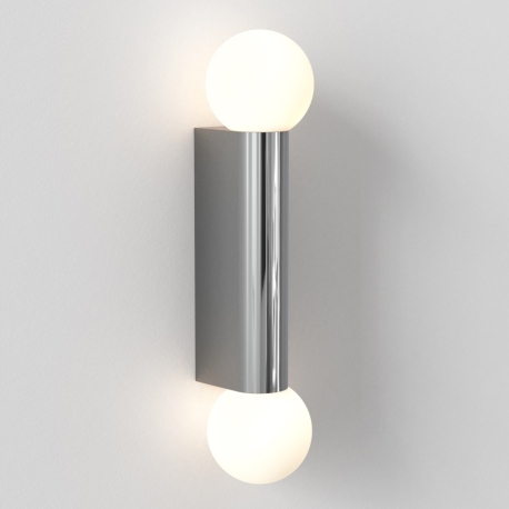 Ortona Twin podwójny kinkiet polerowany chrom IP44 Astro Lighting