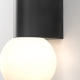 Ortona Twin podwójny kinkiet matowy czarny IP44 Astro Lighting