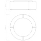Salina 400 plafon biały IP20 Astro Lighting