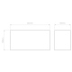 Rectangle 250 abażur biały  Astro Lighting