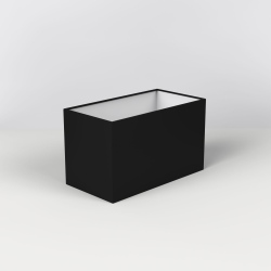 Rectangle 250 abażur czarny