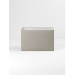 Rectangle 400 abażur piaskowa (szarobeżowa) tkanina