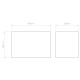 Rectangle 400 abażur piaskowa (szarobeżowa) tkanina  Astro Lighting