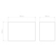 Rectangle 180 abażur biały  Astro Lighting