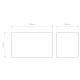 Rectangle 285 abażur mokka - tkanina lniana  Astro Lighting