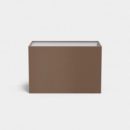 Rectangle 400 abażur mokka - tkanina lniana  Astro Lighting