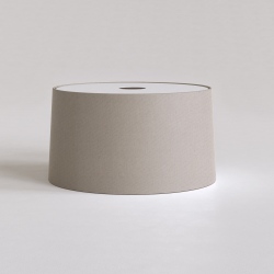 Tapered 320 lampa wisząca abażur piaskowa (szarobeżowa) tkanina