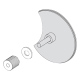 Mirror Adaptor Kit 2 zestaw do montażu lustra   Astro Lighting